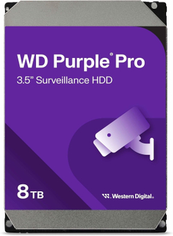 HDD жесткий диск 8TB WD Purple Pro (WD8002PURP) (Serial ATA III, 7200- rpm, 256Mb, 3.5")