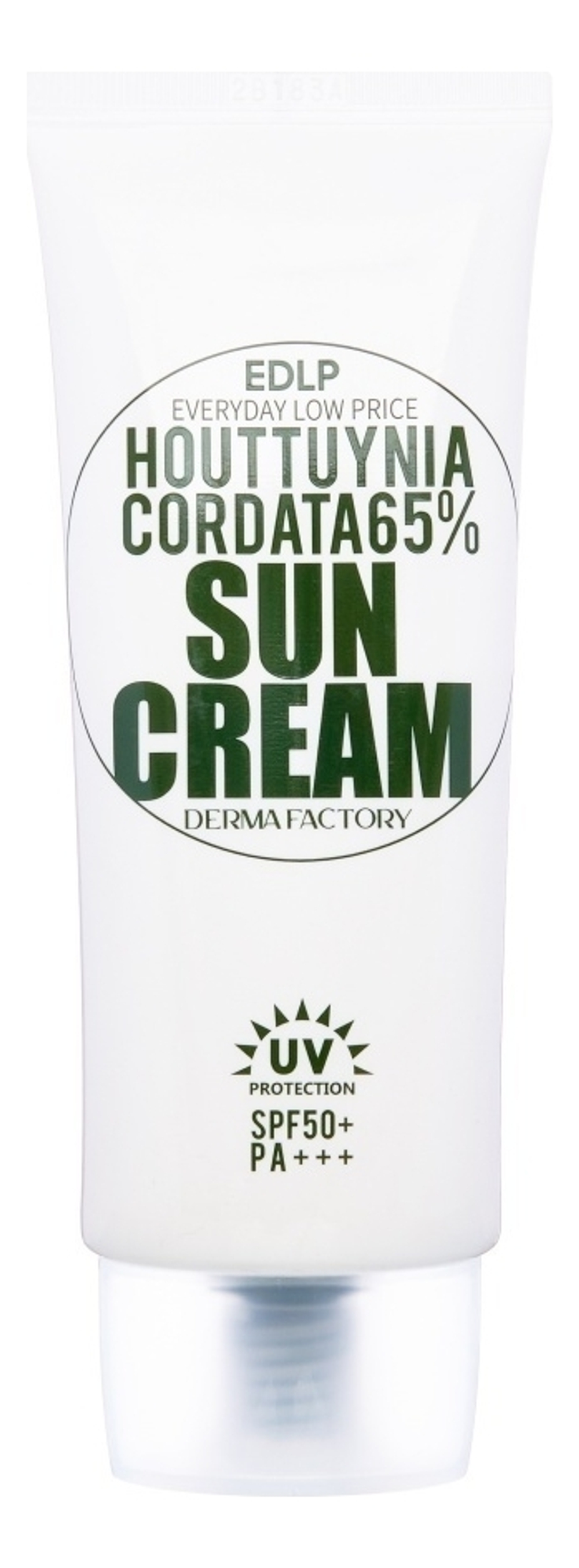 Derma Factory Солнцезащитный крем с экстрактом цветка хауттюйнии - Houttuynia Cordata 65% Sun Cream,50мл