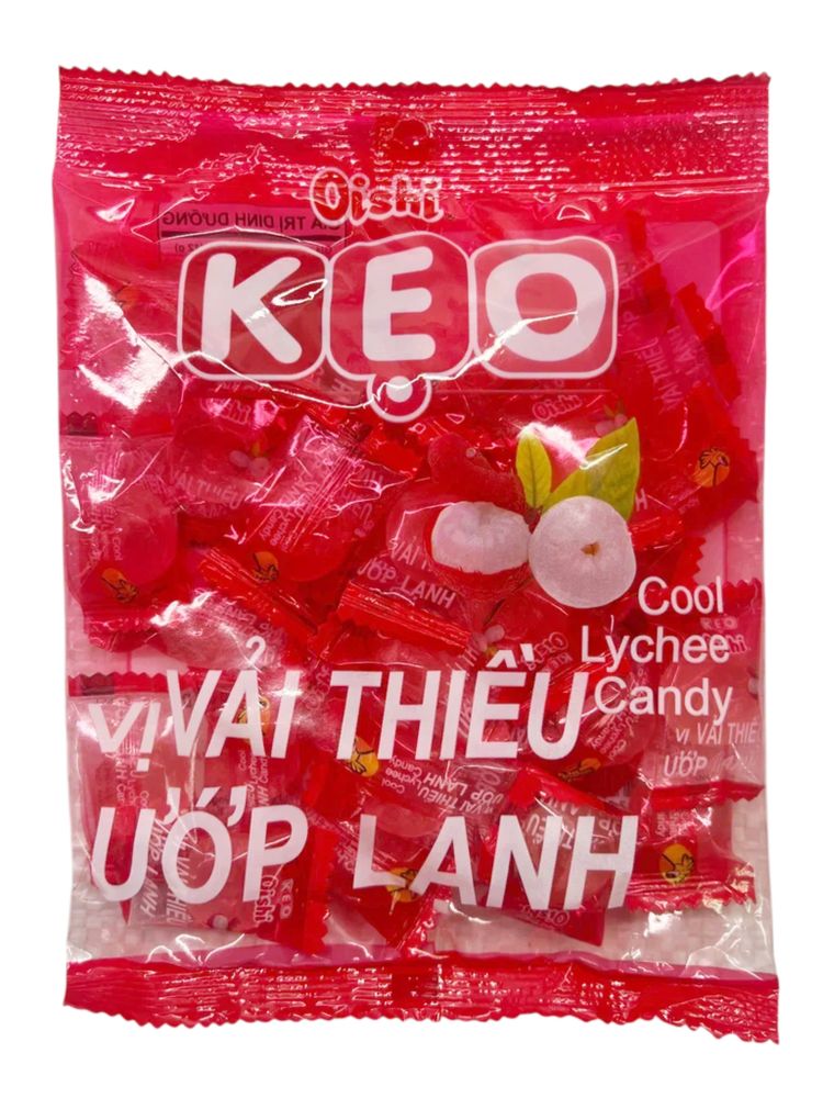 Конфеты леденцовые Oishi KEO со вкусом личи 85 г