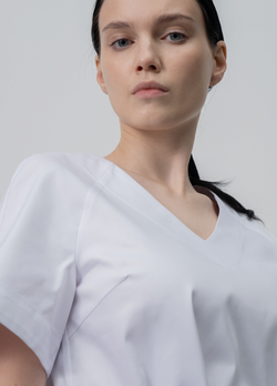 Медицинская туника с рукавом реглан