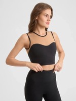 ОДЕЖДА ДЛЯ ТЕННИСА Женская, Топ ATHLETIQUE БЮСТЬЕ .