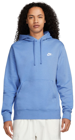 Мужская теннисная кофта Nike Sportswear Club Fleece Pullover Hoodie - polar/polar/white