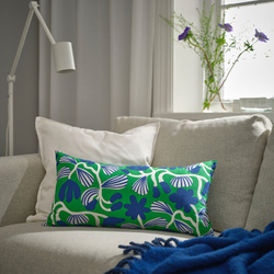 IKEA SANDMOTT  (ИКЕА САНДМОТТ)  -  Подушка, ярко-зеленый/зеленый, 30x58 см