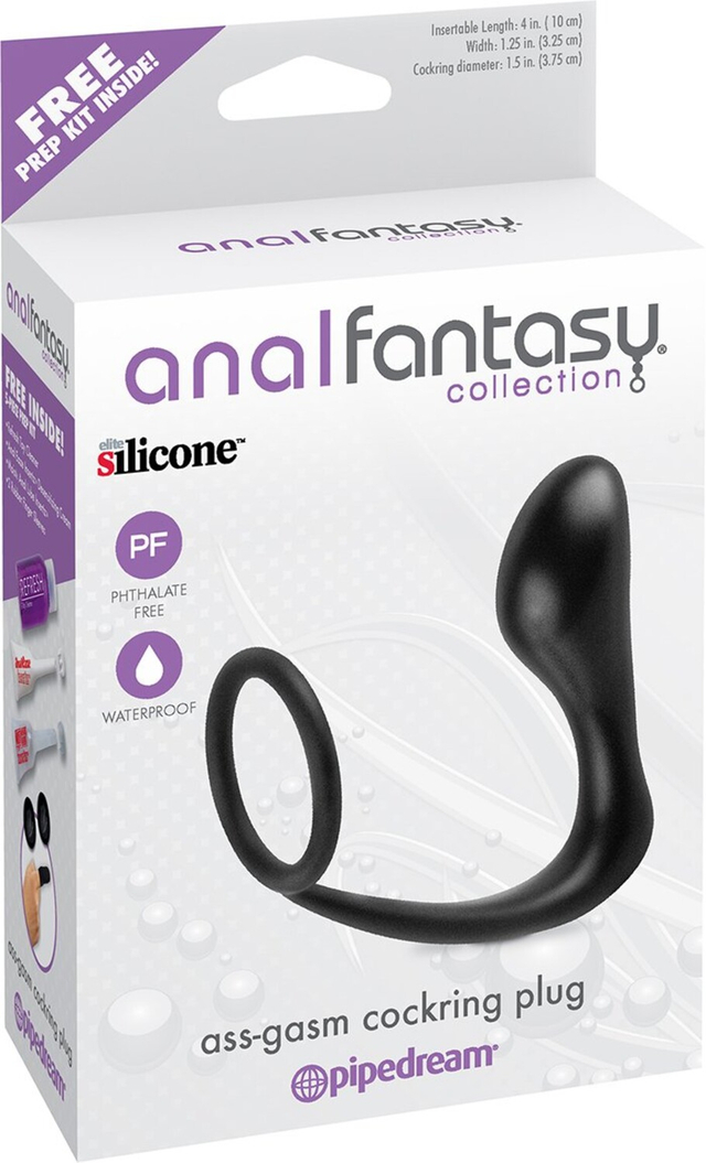 Стимулятор простаты Ass-Gasm Cockring Plug