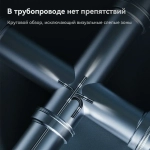 INSKAM 360 двусторонний ротационный эндоскоп с артикуляционным промышленным эндоскопом 8,5 мм камера для осмотра автомобилей с 8 светодиодами для IOS Android(с экраном)
