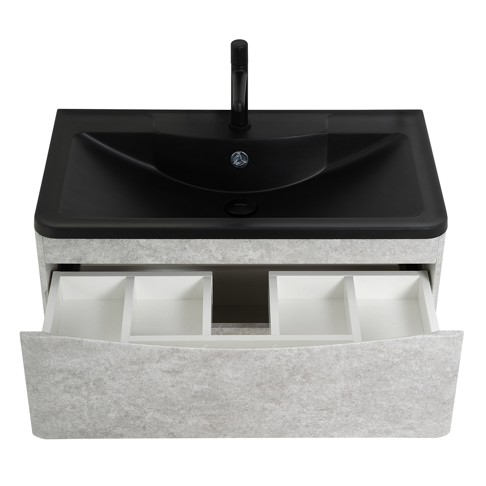 Мебель для ванной комнаты подвесная BelBagno ACQUA-1000-2C-SO-CVG 100 см Cemento Verona Grigio