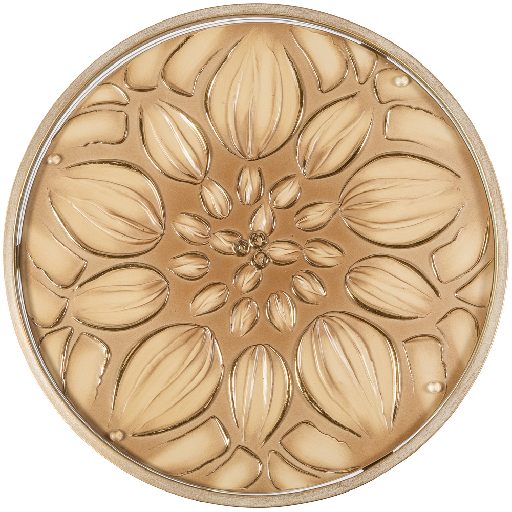 Столик декоративный Зарнички Санфлауэр Айвори Мраморное золото