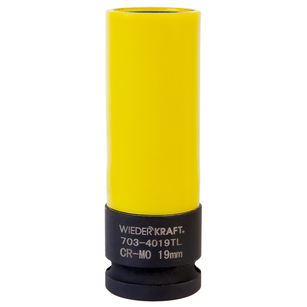 WDK-703-4019L Головка торцевая ударная тонкостенная 1/2", 6 граней, 19 мм