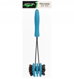 Массажер для тела «Молоток» 3 колеса, 38*9 см (синий)
