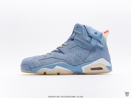 Кроссовки Travis Scott x Nike Air Jordan 6 Retro SP "Light Blue"