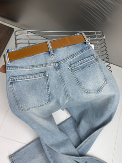 Брюки джинсовые женские арт. 8732 цвет "голубой"