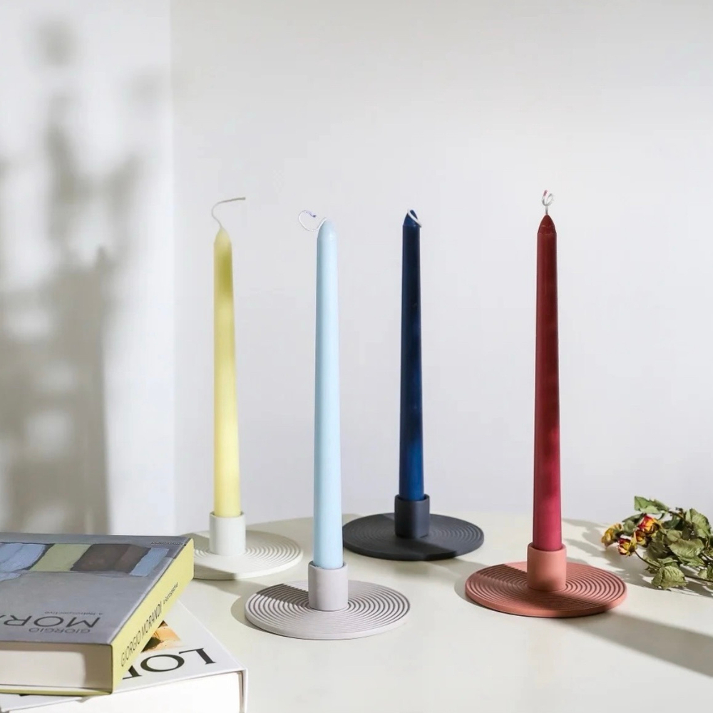 Пара Столовые свечи MiX Candle, Бургунди цвет