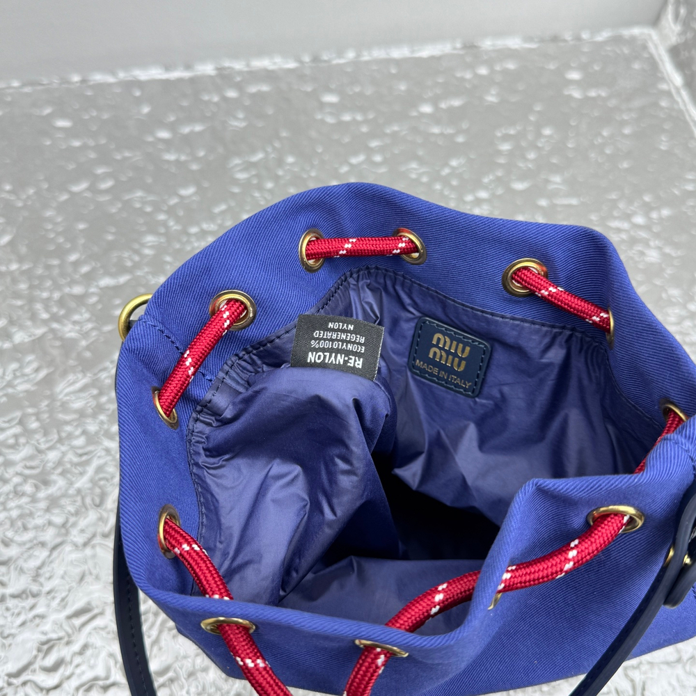 Miu Miu Gabardine Pouch 23 cm