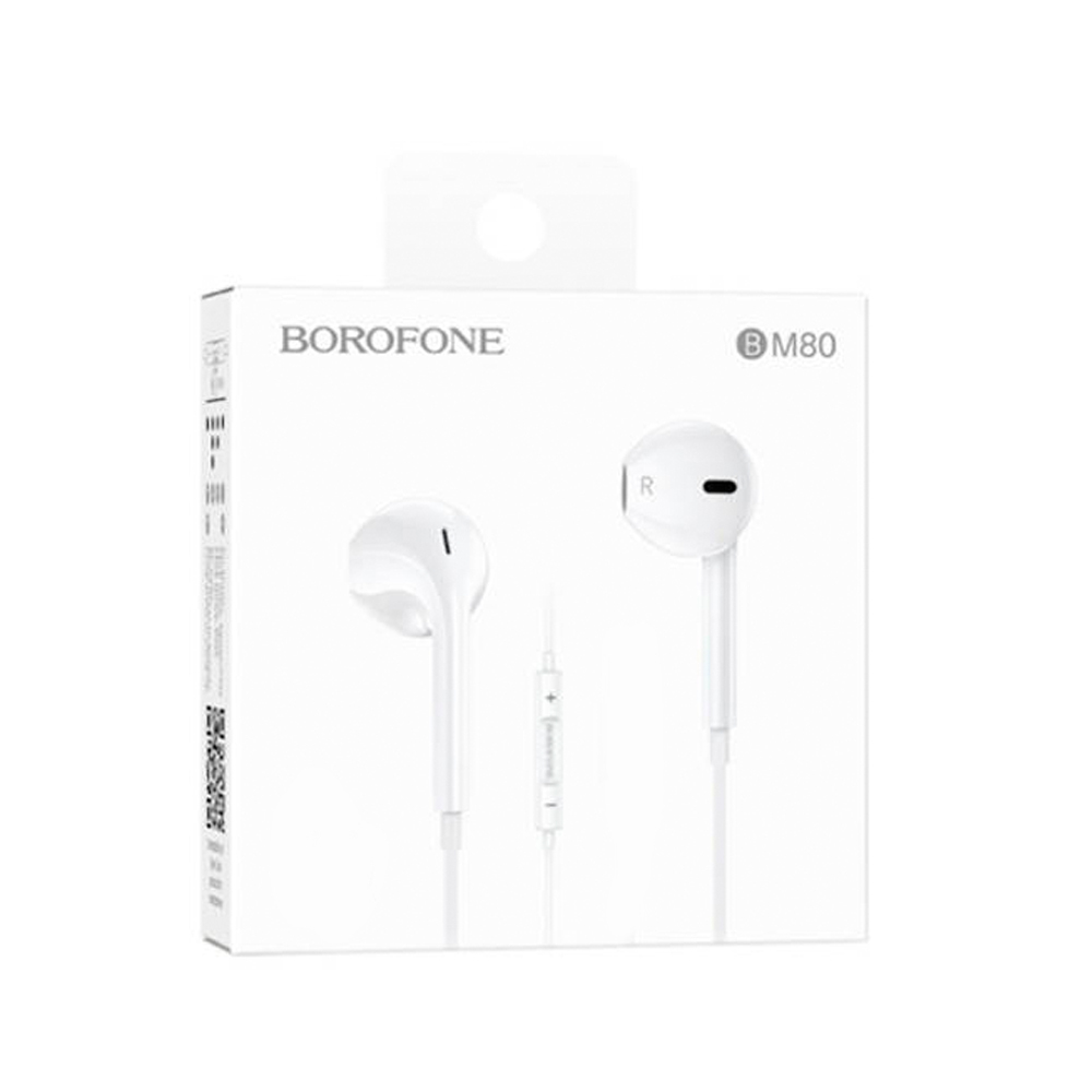Наушники с микрофоном BOROFONE BM80 (белый)