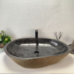 Раковина из речного камня RS-63641 (87*50*17) 0125