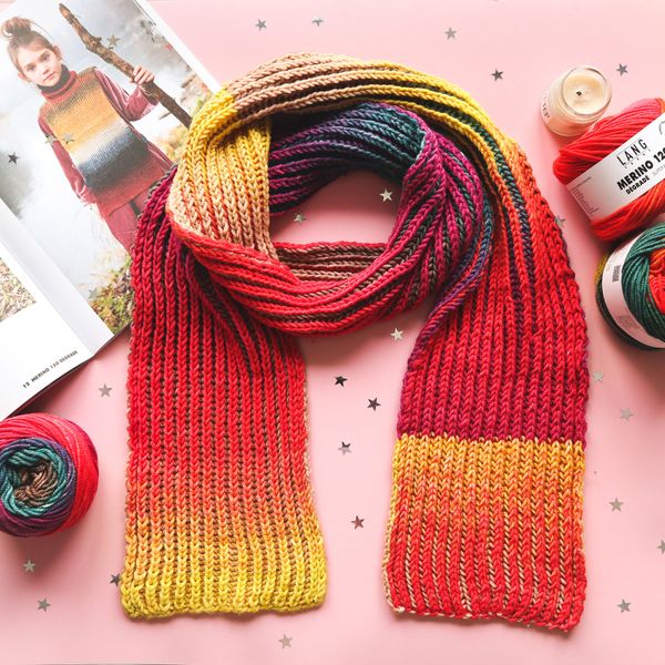 Шарф из Merino 120 Degrade 🧶