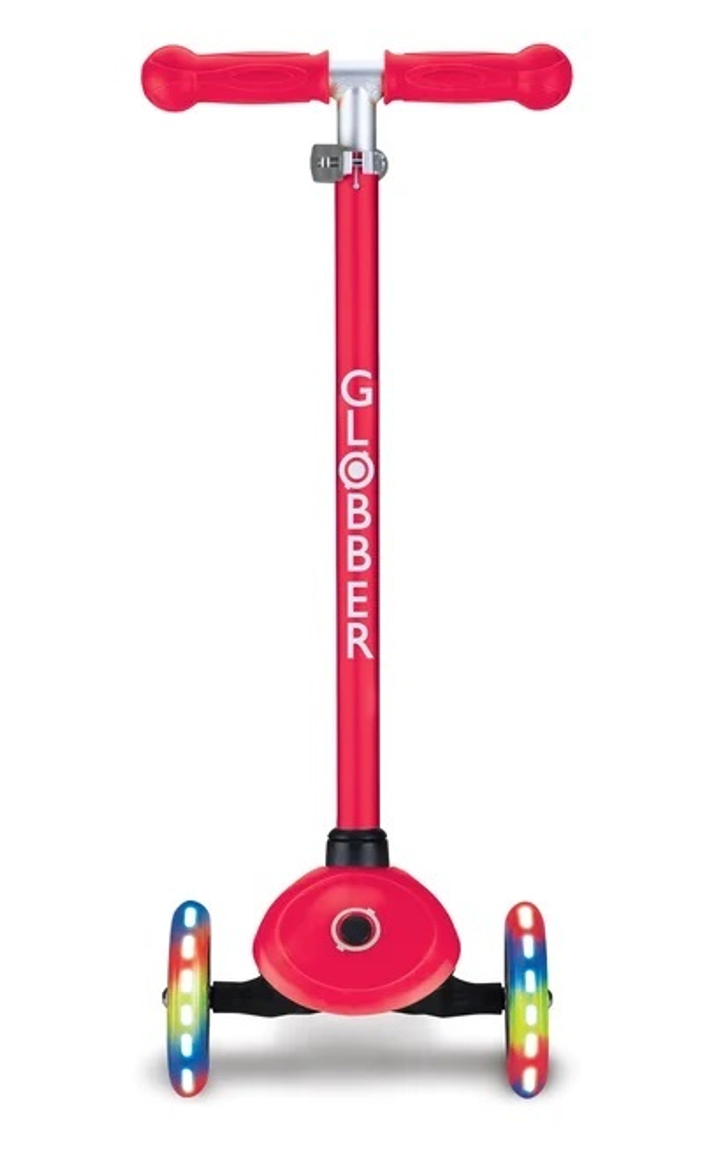 Самокат Globber Primo Lights красный