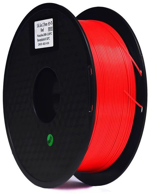 Пластик для 3D-печати 30269035_PLA_Silk_red красный