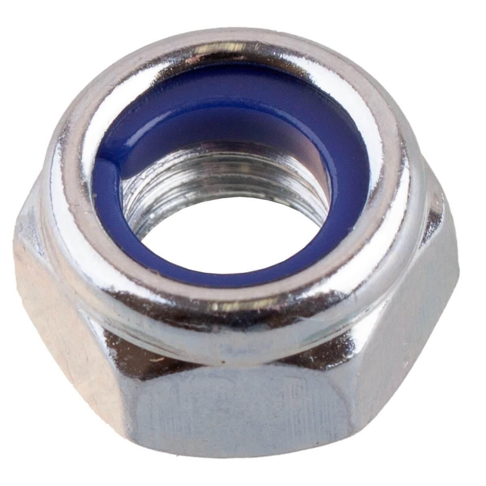 Гайка самоконтр.DIN 985 М 8 (белый цинк 8 шт) 016111