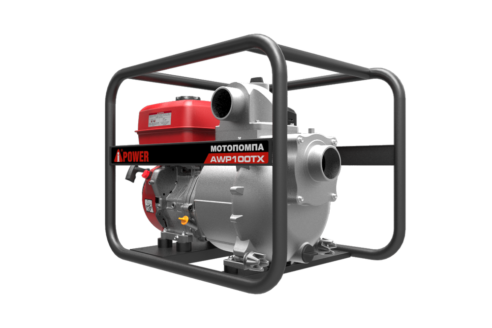 Мотопомпа A-iPower бензиновая для сильно загрязненной воды AWP100TX