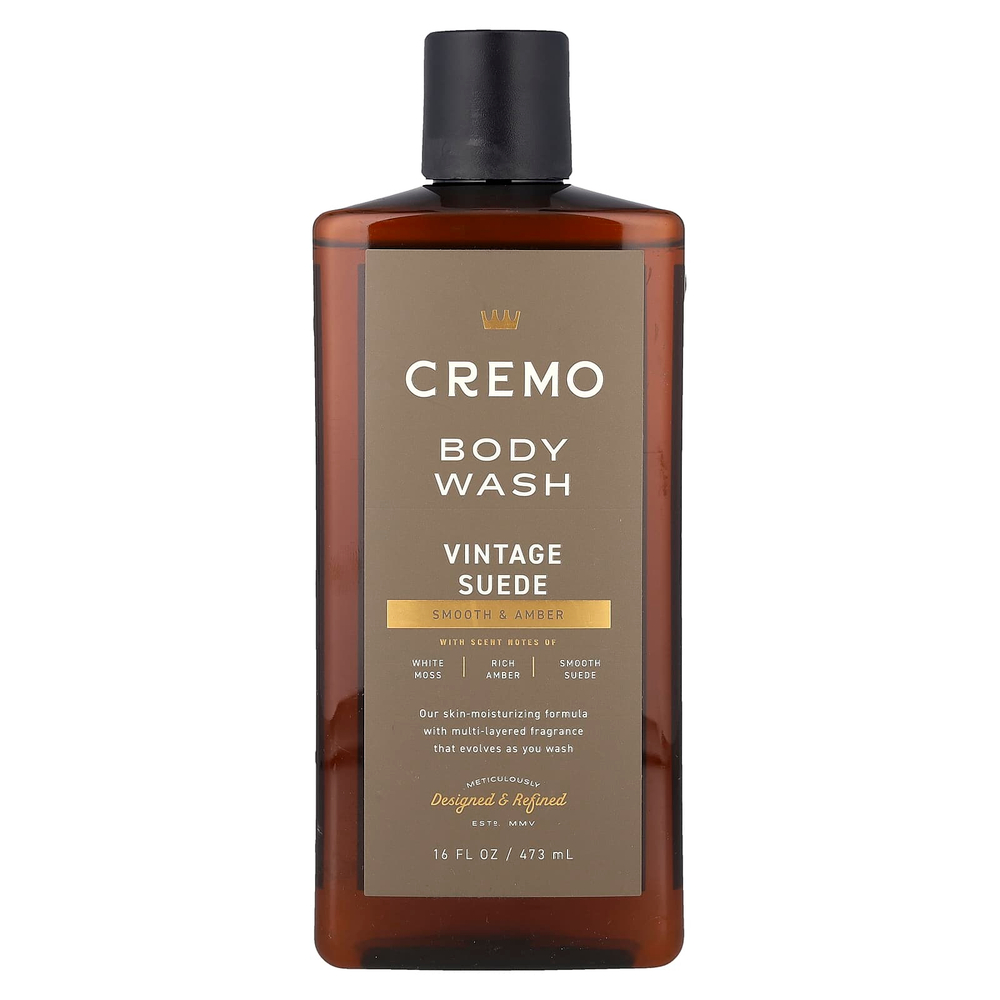 Cremo, гель для душа, замша, 473 мл (16 жидк. унций)