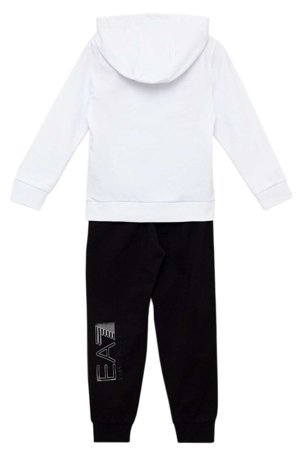 Костюм теннисный EA7 Boys Jersey Tracksuit - white/black