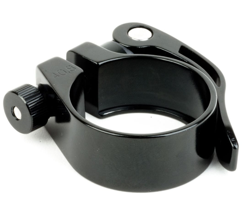 Эксцентрик подсед. хомут AQR-Simplex 40,8мм (д/штыря 33,9мм) алюминий черный AUTHOR