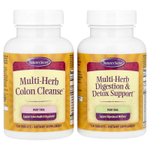 Nature's Secret, Ultimate Cleanse, состоящая из 2 частей программа для всего тела, 2 флакона по 120 таблеток в каждом