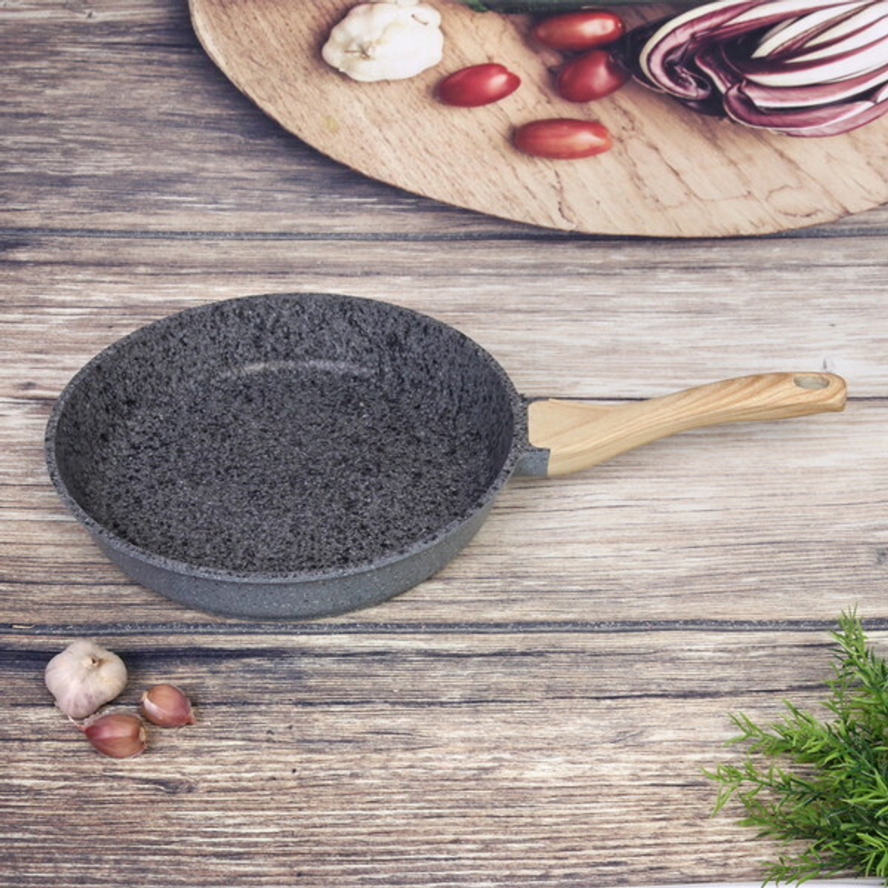 Сковорода «Stone» 28см с антипригарным покрытием, бакелитовая ручка