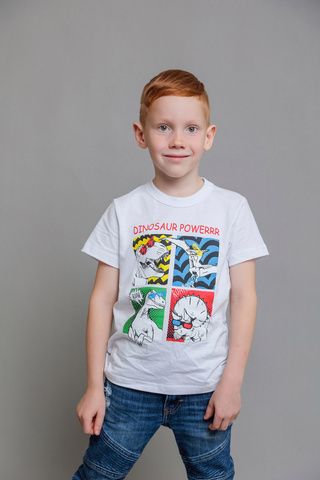 046_БК24 Футболка кор.рукав д/м, белый