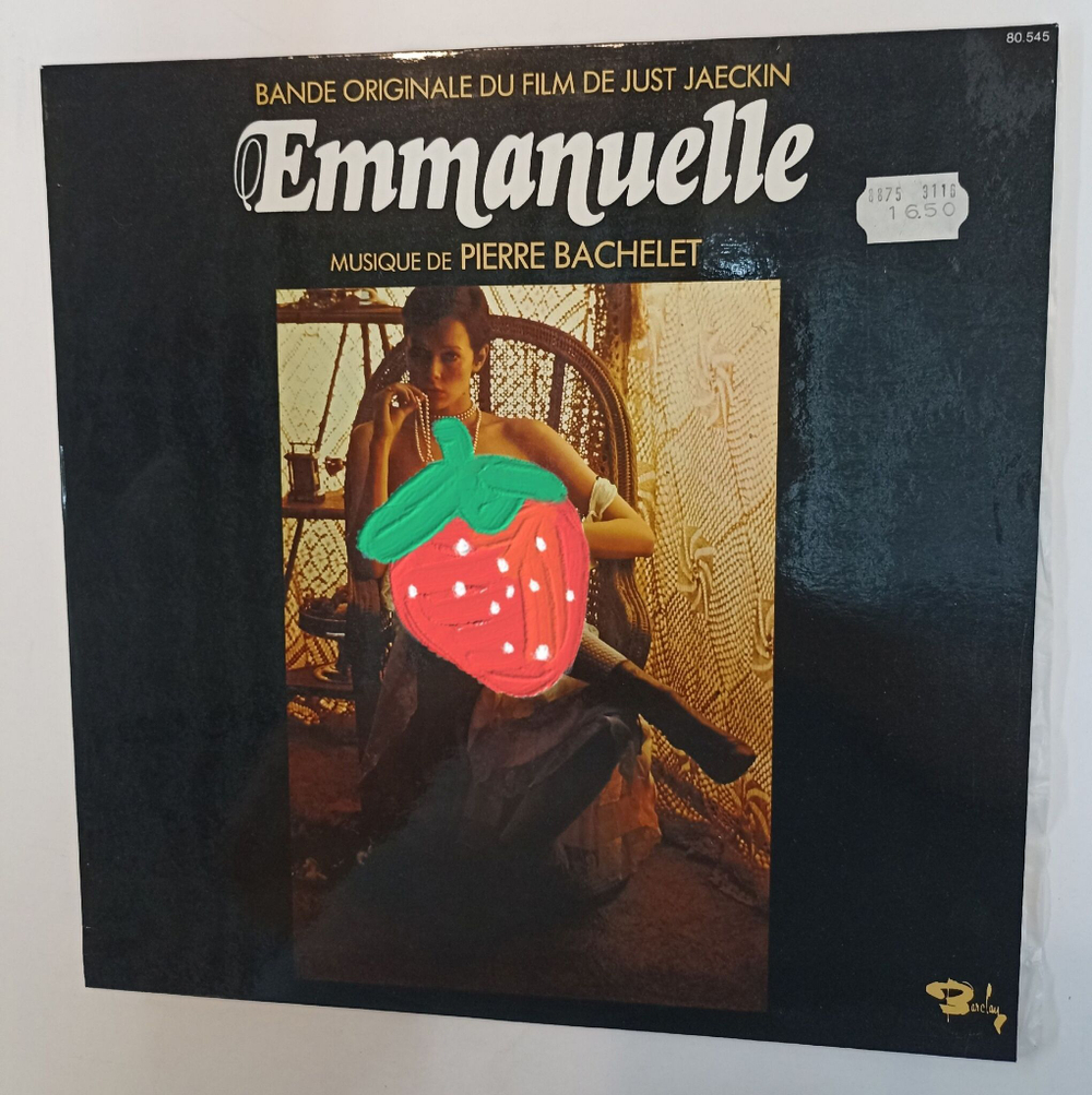 Винтажная виниловая пластинка LP Pierre Bachelet Emmanuelle Bande Originale Du Film De Just Jaeckin (France 1974)