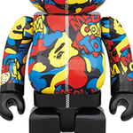Дизайнерские игрушки BE@RBRICK x BAPR MEDICOM TOY CAMO SHARK, BEARBRICK3331