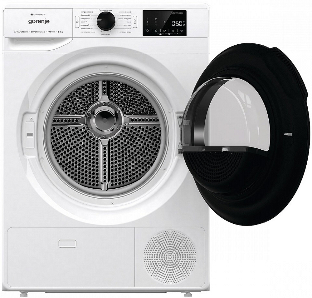 Сушильная машина с тепловым насосом Gorenje DGPNE82GNLW