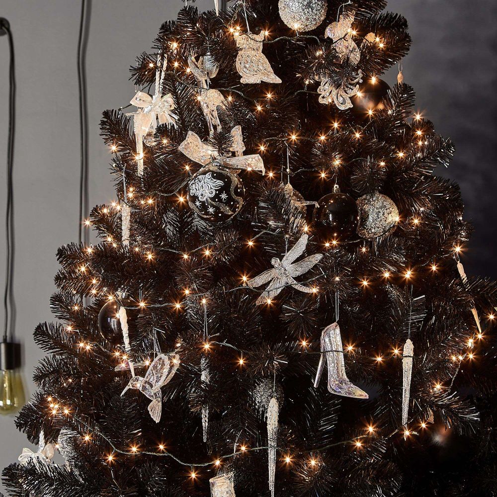 UDL-S1000-200-DGA WARM WHITE IP20 MINI Гирлянда с контроллером. 10м. 200 миниламп накаливания. Теплый белый свет. Провод зеленый. TM Uniel