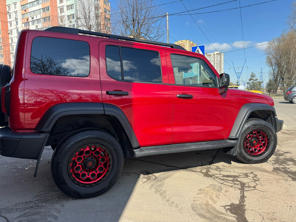 Диск колёсный A716 R17 8,5 ЕТ0 Matte black & red face Agility force