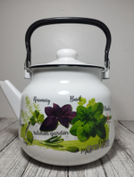 Чайник 3,5 л Декор 2713/4 Базилик