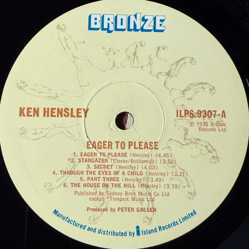 Ken Hensley ‎– Eager To Please (Англия 1975г.)