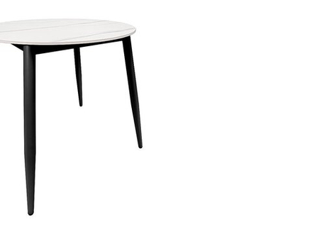 Стол Uni-Form-R.2B SBlack/White Matt Marble 727*800*800