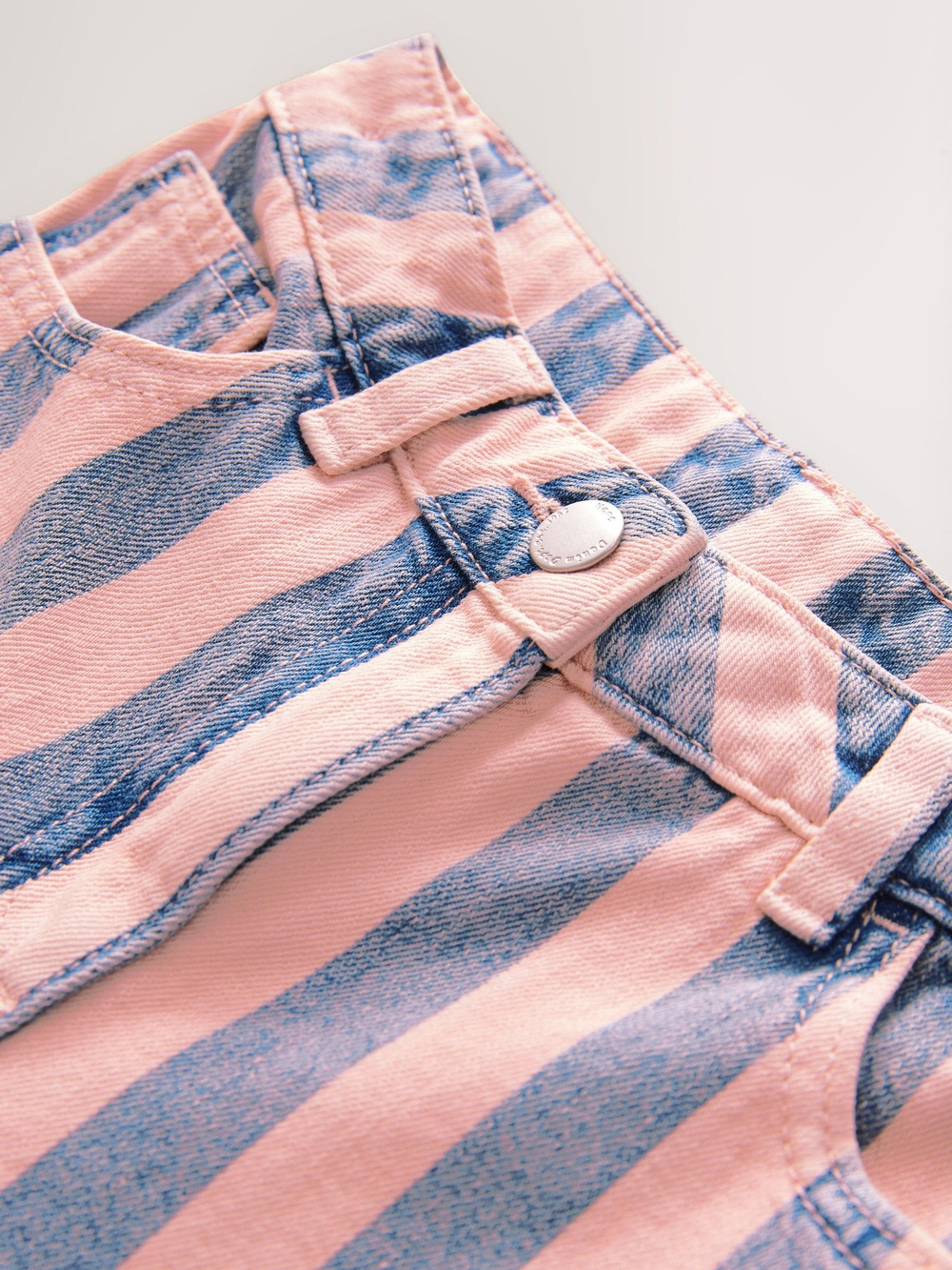 Джинсы широкие для девочки Next E85-929, Розовый, Синий