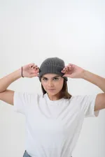 Купить Шапка Modern Short Beanie Серая Шапка Modern Short Beanie Серая