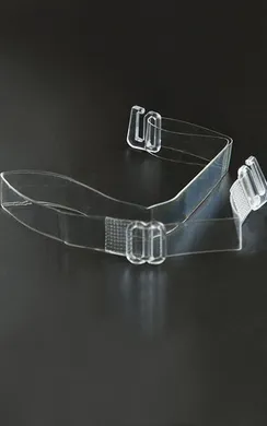 Бретели силиконовые (с пластиковым крючком) 15 мм 38022