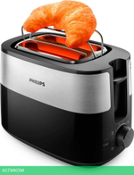 Тостер Philips HD2516 черный/стальной