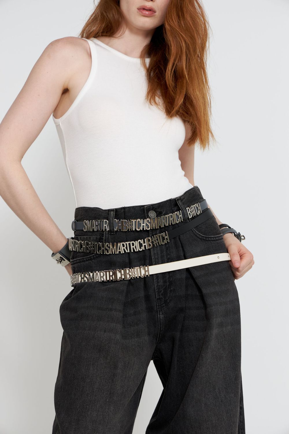 ТОНКИЙ РЕМЕНЬ НА КОБУРНЫХ КНОПКАХ SRB BLACK