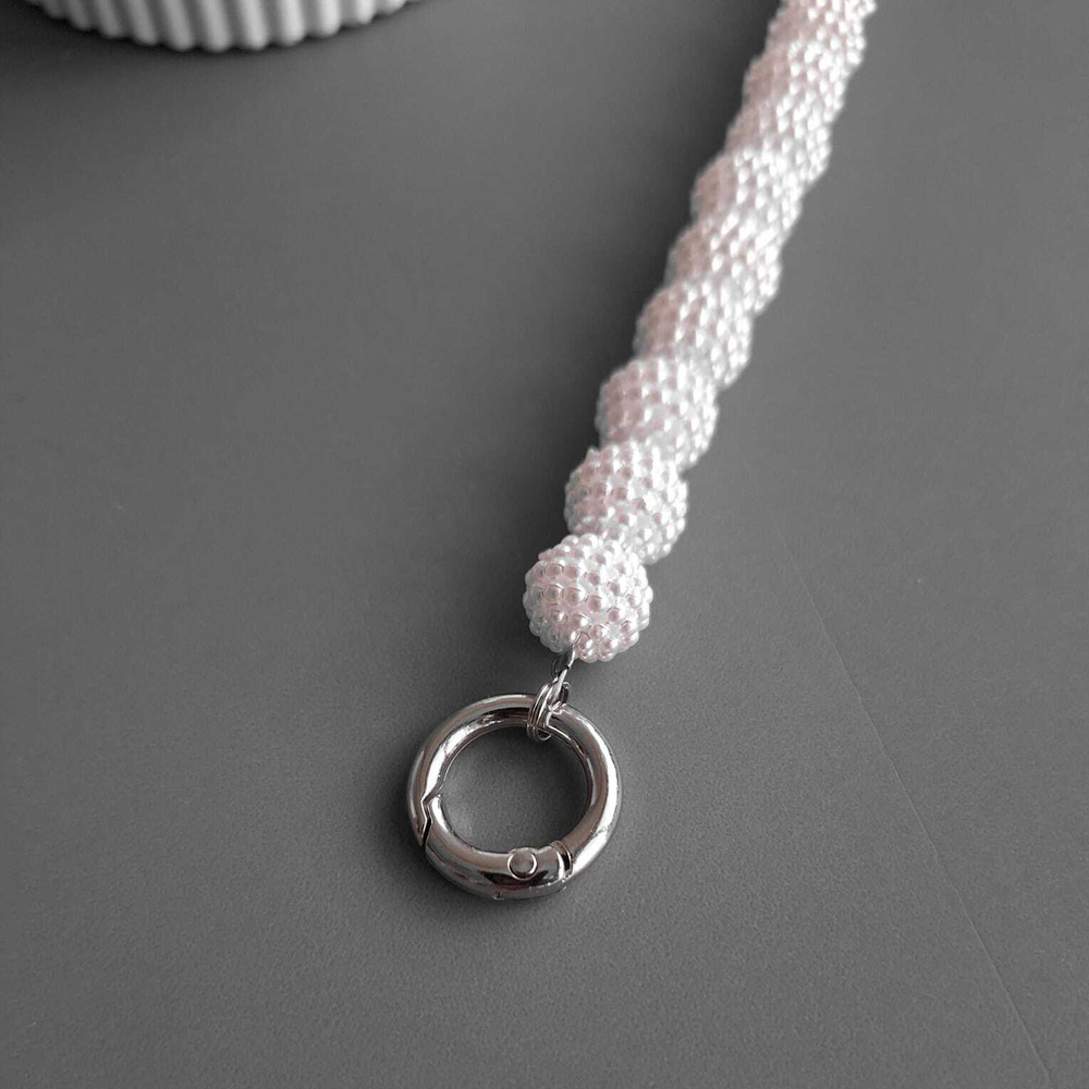 Ручка для сумки из бусин 30 см