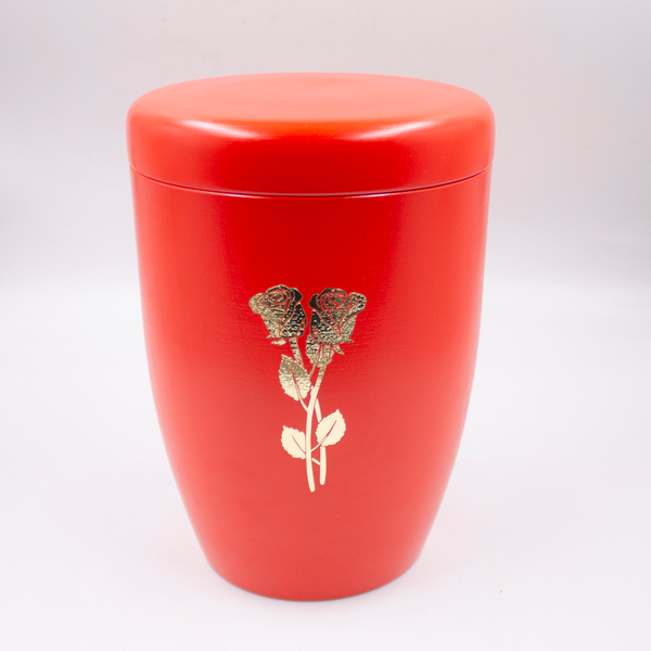 Урна биоразлагаемая «Камелия» красная