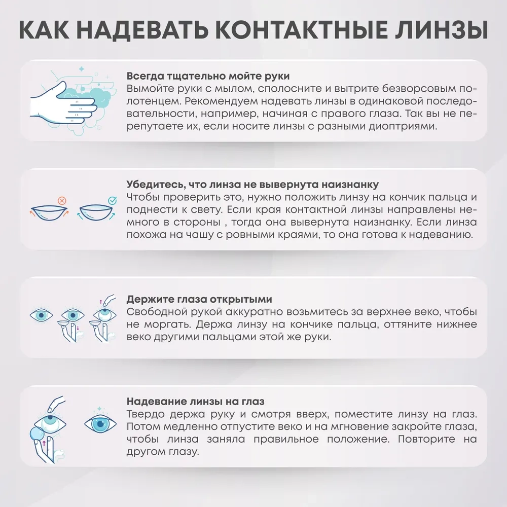 Ежемесячные контактные линзы Miru 1month Multifocal (уп. 6 линз)