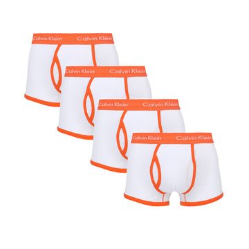 Мужские трусы боксеры (белые) набор 4 в1 Calvin Klein CK52189