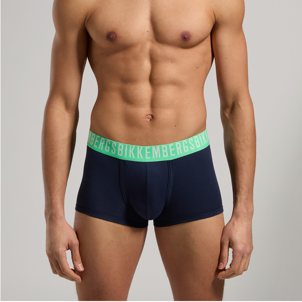 Мужские трусы хипсы (черный, темно-синий, белый) набор 3 в 1 Bikkembergs FASHION COTTON BKK1UTR09TR/3