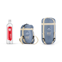 Спальный мешок мини Naturehike LW180, синий, молния справа (NH21MSD09)