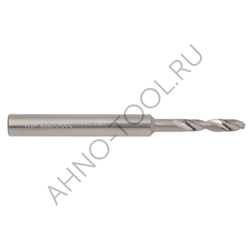 Сверло  3.4мм монолитное твердосплавное 3D без подвода СОЖ. для цвет.металлов SP-N800030340 VHM AHNO